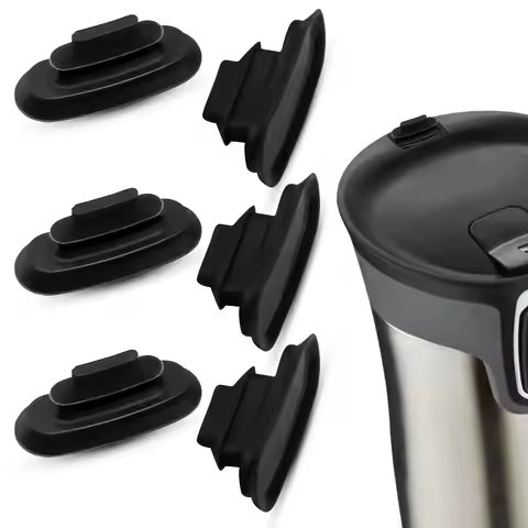 6Pcs Rubber Lid Stopper Compatible with Contigo West Loop Autoseal Travel Coffee Cup, Replacement St