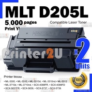 2xMLTD205L MLTD205E Compatible Samsun* ML 3300 3310 3310d 3310ND 3312 3710d 3170ND SCX4833FR SCX4833
