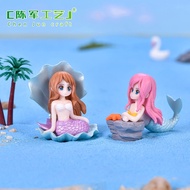 ‍ ️Aquarium Decoration ️ Aquarium Equipment Seaside Mermaid Cartoon ️Plastic Fake Trees