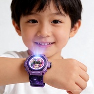 B1T1 Jam Tangan Berkilau Berputar Mainan Kartun Kanak-kanak Lampu Unjuran Projektor KPOP Demon Hunte