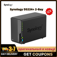 [enkua] Synology DS224+ 2-Bay NAS 2GB DDR4 RAM Enclosure DiskStation Data Storage Cloud Service Netw