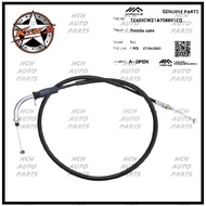 THROTTLE/ CLUTCH CABLE - KTNS - RA2 -CLUTCH- 72600BWW7C207701CQ/  THROTTLE -A- 72400CWZ1A708801CQ/ B