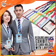 Kakijimat ID Card Holder with Lanyard Conference Exhibition Office Equipment Event Ofis Student Scho