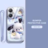 Infinix Hot 20 5G X666 X666B Case Cute puppy 3D vision Full lens protection Straight edge gorgeous p