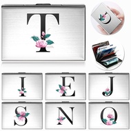 Wallet Card Holder Men's Credit Card Holder Unisexes Card Holder Whitemarble  Mini Slim Wallet Trave