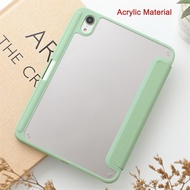 Transparent Case for IPad Air 5 2022 10.2 Mini 6 Cover 2021 Pro 11 12.9 Air 4 Cover with Pencil Holder 7 8 9 5th 6th Generation Acrylic