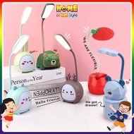 [Elf] LED Cute Table Study Lamp USB Night Lamps Cartoon Design and Sleep Lampu Tidur Comel Lampu Bilik Malam