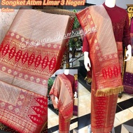 NEW Songket Atbm Limar 3 Negeri Exclusive / warna Salem/ Songket Tenun