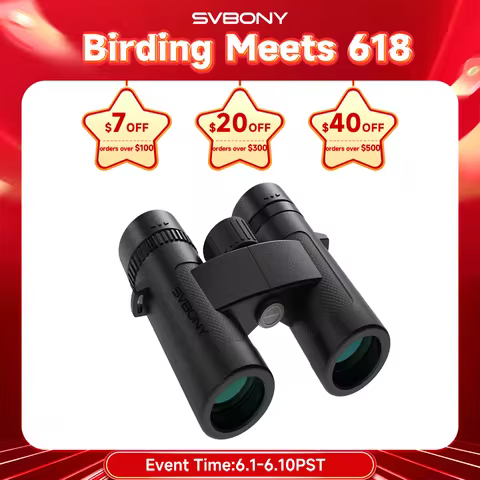 Svbony SV202 Upgraded ED Binoculars 8x32/8x42/10x42 IPX7 Waterproof Fogproof Bak4 Prism for Bird Wat