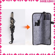 [Sohad] Hair Tools Travel Bag, Curling Iron Holder, Flat Iron Travel Case for Straighteners,