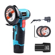 Moketa ลูกหมูไร้สาย ลูกหมูตัดเหล็กไร้สาย ลูกหมูหินเจียร เครื่องเจียร 7000 W ใบตัด2 แผ่ พร้อมกล่องพลา