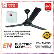 KDK M48SG Ceiling Fan 120cm w/ Regulator