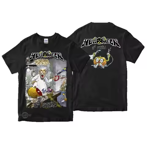 Halloween DR STEIN Band T-shirt, Halloween Heavy Metal Rock Metal T-shirt, Casual Men's and Women's 