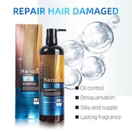 Keratin Hair Shampoo Natural Organic Biotin Label Shampoo