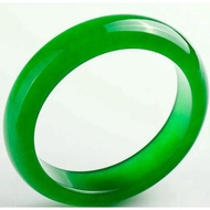 Gelang Batu Giok Natural Emerald Gelang Batu Giok Asli Cina/Gelang