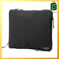 [Sanwa Direct] Gadget Pouch Thin A4 Bag-In-Bag with 4 Layers of Pockets Travel Pouch Black 200-BAGIN