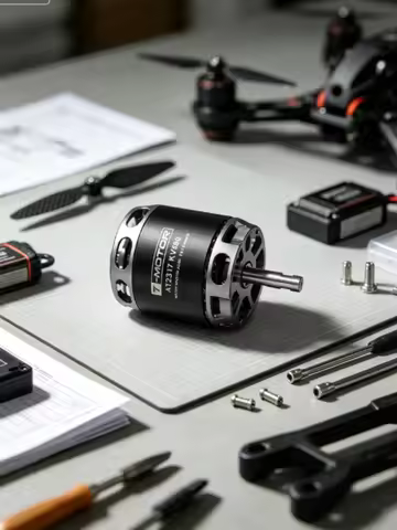 T-MOTOR T-HOBBY AT2317 Long Shaft 880/1250/1400KV Brushless Motor 3-6S for RC FPV Fixed Wing Aircraf