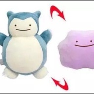 New Pokemon Plushie Toys Series Pikachu Bulbasaur Ditto Metamon Cushion Plush Kids Toy Gifts 4-8''