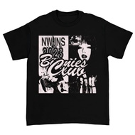 Black "NWJNS" Regular T-Shirt | Slim fit | Women's t-shirts | Band T-Shirt