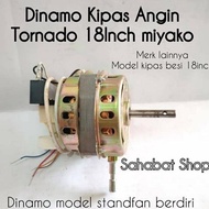 Dinamo Kipas Angin Berdiri Standfan 18 Inch Besi Tornado 3In1 Miyako