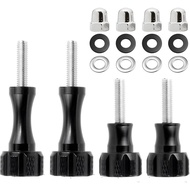 4PC Aluminum Alloy Thumbscrews for GoPro Hero 11 10 9 8 7 6 5 4 3+, Insta360 ONE X3 X2 X RS R GO 2 a