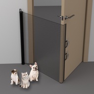 Box Boxed Anti-Cat Running Out Fence Perforation-Free Retractable Pet Door Fence Stair Door Partitio