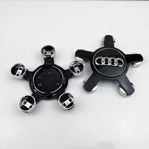 4PCS Car Wheel Center Cap Hub Covers Badge 8R0601165 4F0601165N For QUATTRO Audi A3 A4 A5 A6 A7 B5 B