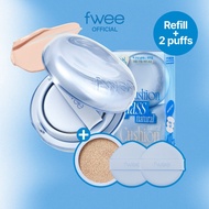 [fwee] Glass Cushion Foundation [Refill Set] – 13g Cushion + 13g Refill + 2 Puffs