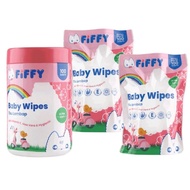 Fiffy Combo Pack Wet Tissue Wipes (1 Can + 2 Refill Pack)