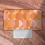 Retro Desk Mat, Mid Century Modern Desk Mat, Retro Themed Mouse Pad, Pink Keyboard Mat, Unique Gifts for her