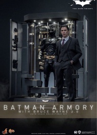 已開 mms750 Hottoys The Dark Knight 蝙蝠俠 黑夜之神 連 Bruce Wayne