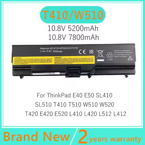 Laptop battery For Lenovo ThinkPad E40 E50 L410 L412 L420 L421 L510 L512 L520 SL410 SL510 T410 T410i