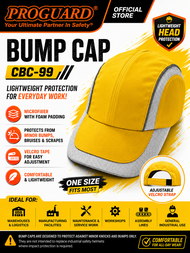 PROGUARD CBC-99 Safety Helmet Cotton Bump Cap - Yellow