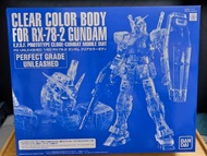 PGU PG UNLEASHED 1/60 CLEAR COLOR BODY FOR RX-78-2 GUNDAM