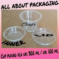 Cup puding vla uk 300 ml, / vla uk : 100ml puyo