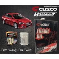 PROTON INSPIRA 2010-2016 CUSCO JAPAN FULLY SYNTHETIC ENGINE OIL 5W40 SN/CF ACEA FREE WORKS ENGINEERING OIL FILTER