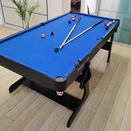Ready Stock💓💓Indoor pool table pool table Home billiard table Upgraded 142cm adult snooker tabl