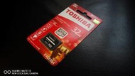 公司貨 TOSHIBA 東芝 32G Micro SD U3 R90MB 高速傳輸90MB/s 記憶卡 TF