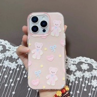 Fancy Little Bear Ribbon Casing hp Vivo Y21D Z10R 5G V60 Lite Y29 5G Y19S Pro V50 Lite Y400 Y28 V60 