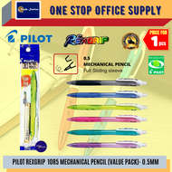 Pilot Rexgrip Mechanical Pencil / 2B Pencil / Pensel / Mechanical Pencil Value Pack / 0.5 0.7