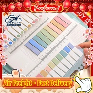 [Fast Delivery]Index Tabs Sticky Notes Study Tools Universal for Students Morandi Color Series Label