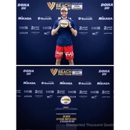 MIKASA MIKASA Beach Volleyball New Style International Competition Ball Sand Row BV550C Paris