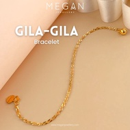 Megan Jewellery Gila gila Bracelet Emas 916