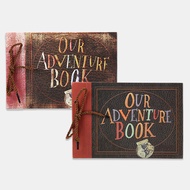 OUR Adventure Album diy Scrapbook Tether Loose-Leaf Souvenir Photo Book Storage Card
