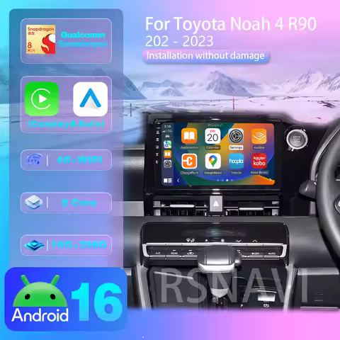 Plug and Play For Toyota Corolla Rumion Tacoma 2007-2019 Android 16 Carplay Auto Qualcomm Screen Car