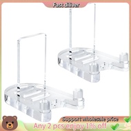 Photo Frames& Artwork Support- Adjustable Acrylic Plate Stands(2 Pack), Clear for Display Stand Stab