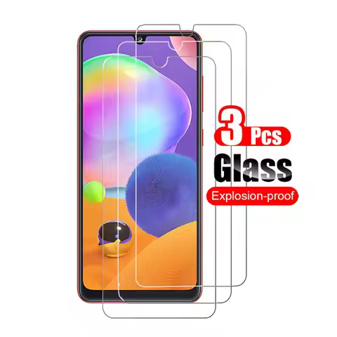 3Pcs For Samsung Galaxy A31 Tempered Glass Screen Protector For Samsung Galaxy A31 Film Anti-Scratch