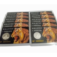1 dirham silver perak 999 harimau malaya