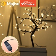 Sakura Branch Night Light USB Warm Atmosphere 1.5M Decorative Desk For Bedroom Study Table Window Si
