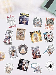 100 Piezas De Genuinas Pegatinas De Decoración De Bricolaje De Anime One Piece De Bandai, Geniales Pegatinas De Caja De Teléfono, Equipaje, Cuaderno Y Dibujos Animados